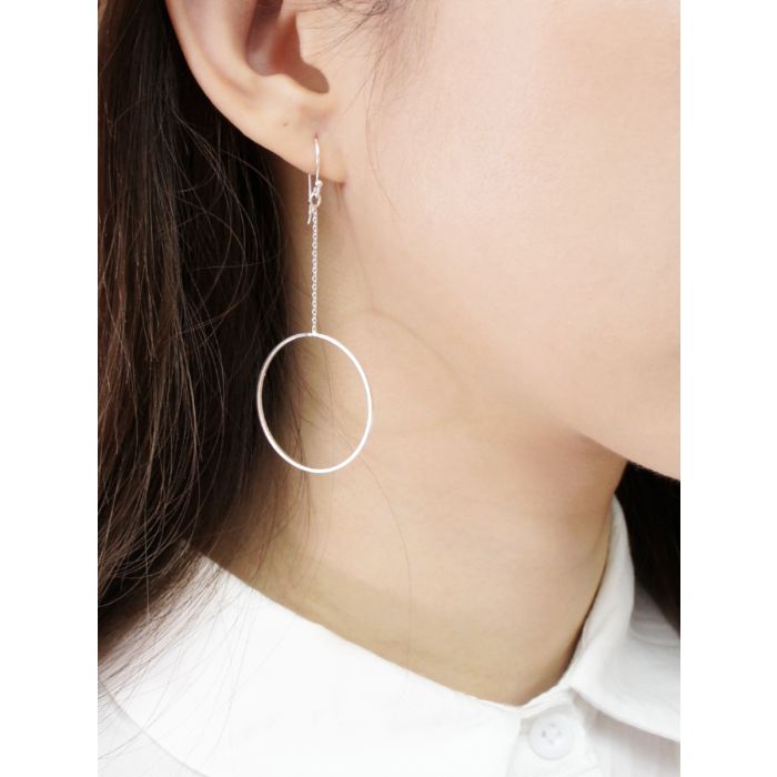 HOOP DROP DANGLE EARRINGS