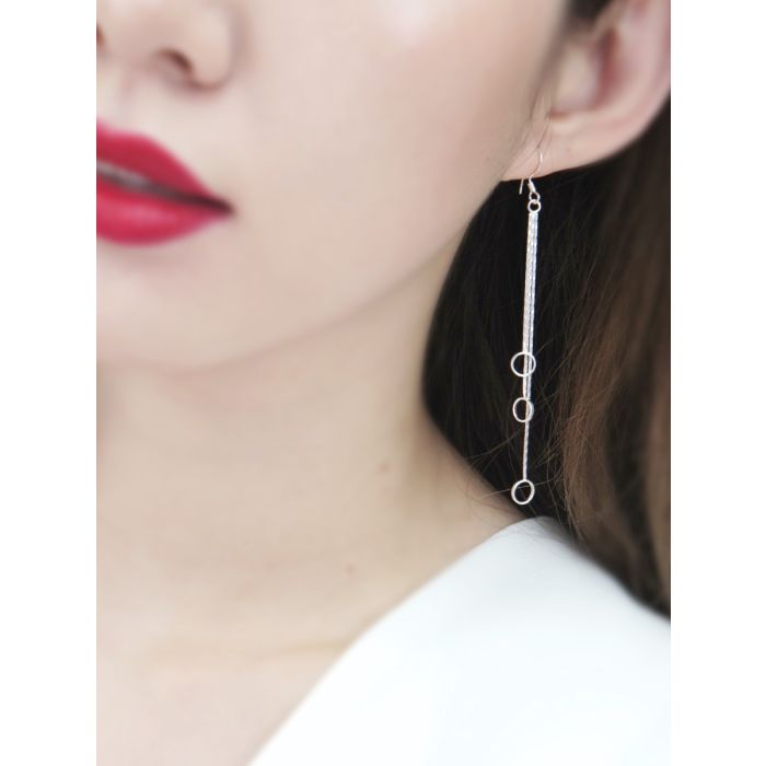 OPENWORK CIRCLE CASCADE EARRINGS