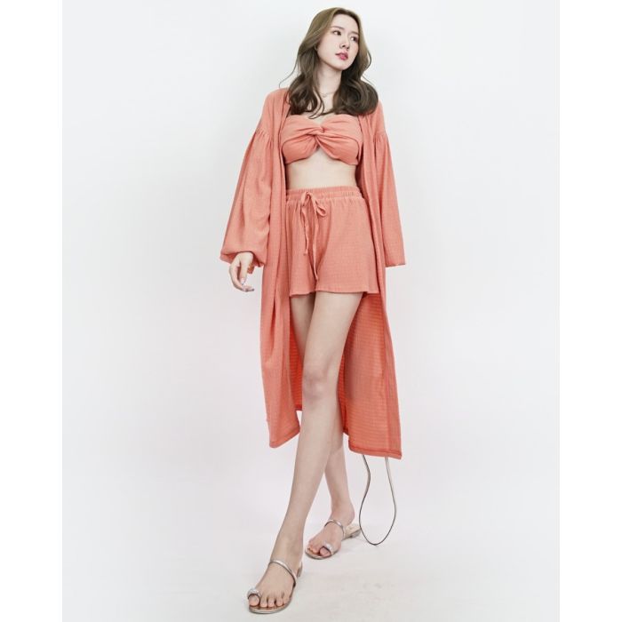 BEACH SUMMER COVER UP-ORANGE