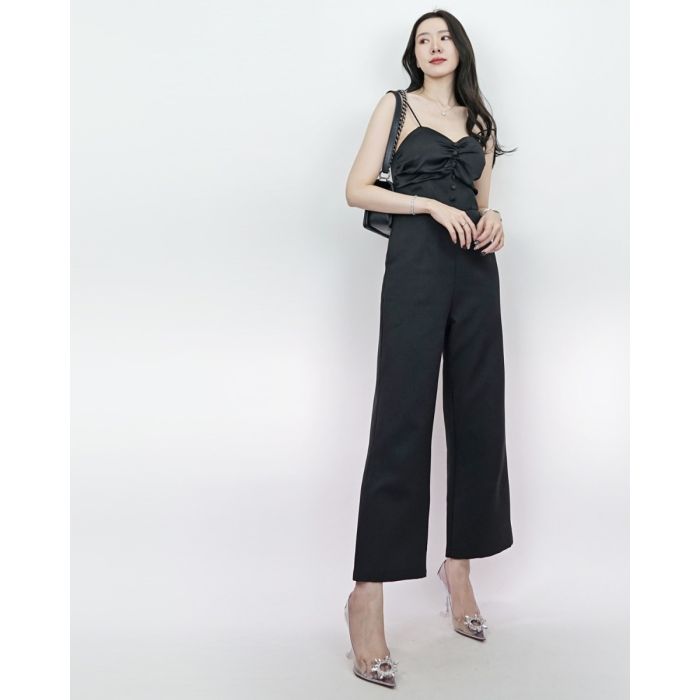 VANILLE DRAPED SINGLET JUMPSUITS