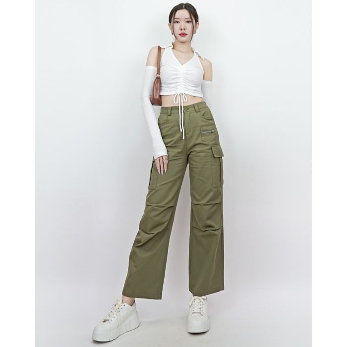 SEATTLE CARGO PANTS-OLIVE