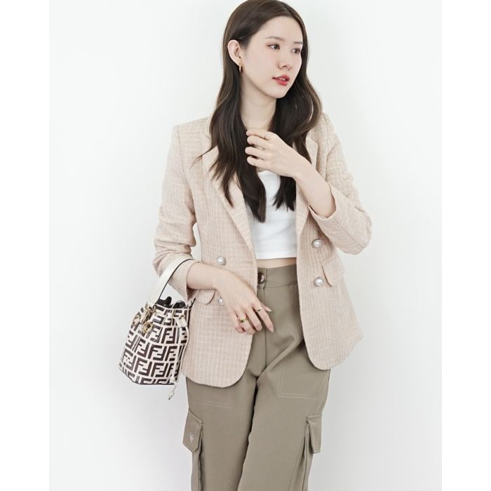 BOURTON PASTEL TWEED BLAZER-YUZU-M