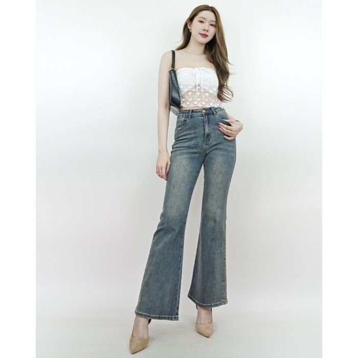 EMMA STRETCH DENIM PANTS-S