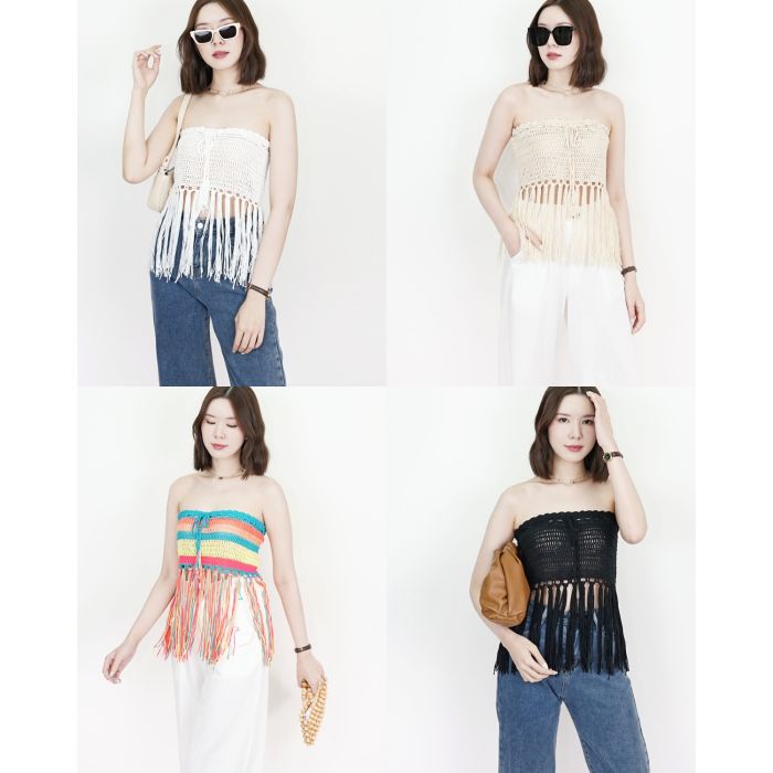 HOOLA KNIT TUBE TOP