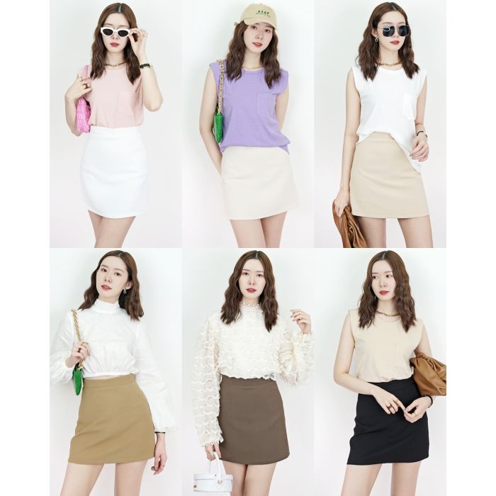 TORY BASIC MINI SKIRT