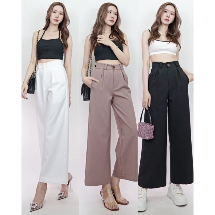 SYMPHONY BASIC STRAIGHT PANTS