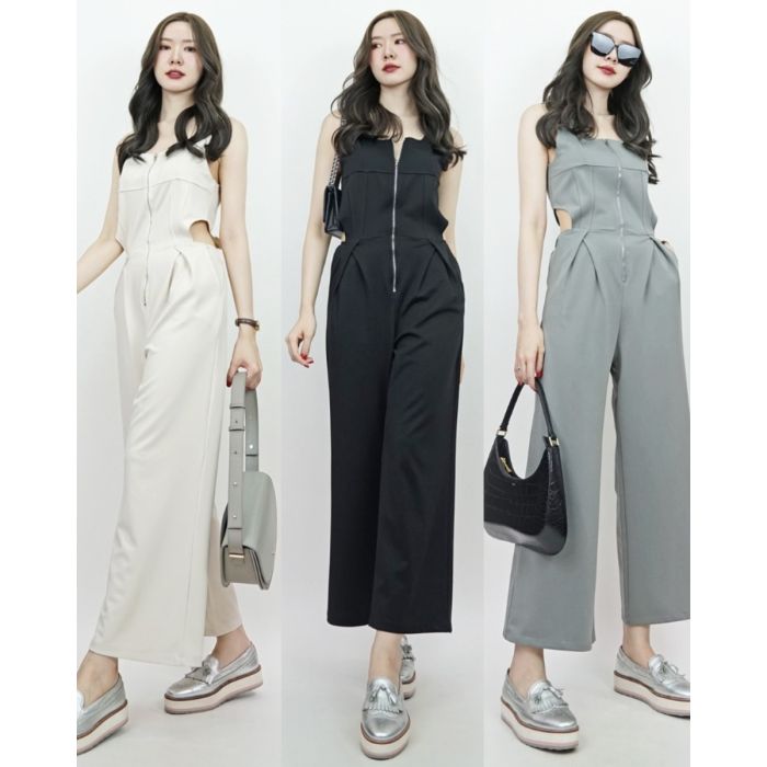 CARINA FRONT ZIPPER JUMPSUITS