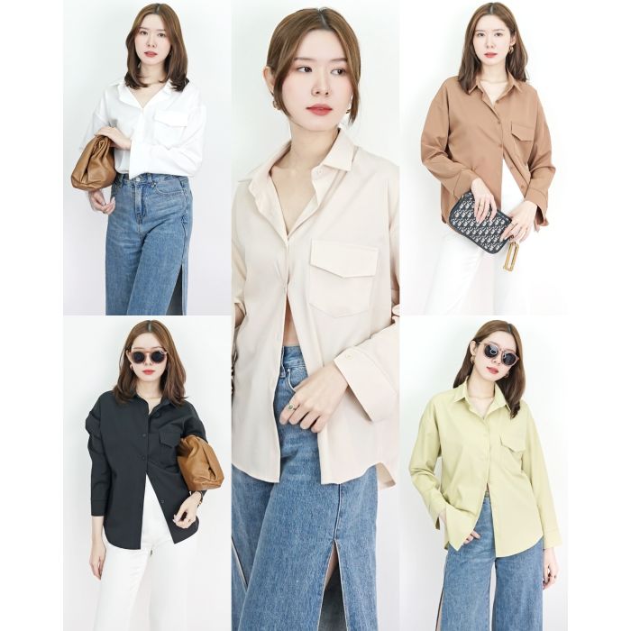 MODA BASIC OVERSIZED SHIRT