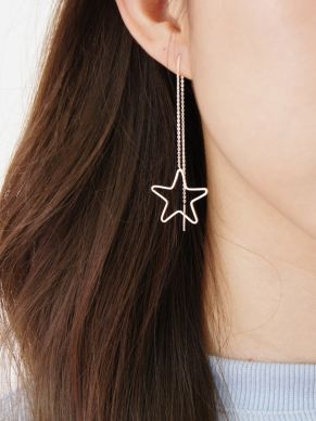 OPENWORK STAR THREADER EARRINGS