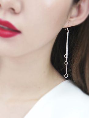 OPENWORK CIRCLE CASCADE EARRINGS