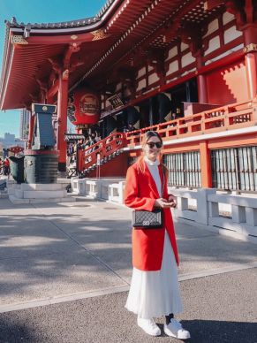 MUSEE CLASSIC WOOL COAT-RED-M