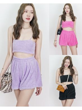 CATHY FLUFFY CROP SINGLET TOP