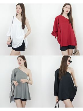 AMOUR ONE SHOULDER BLOUSE