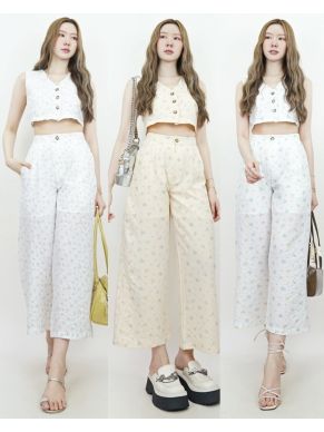 BUTTERCUP SLEEVELESS TOP & PANTS SET