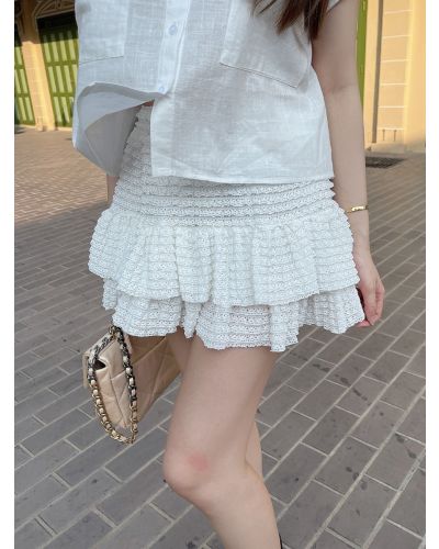 FROSTY LAYER LACE SKIRT