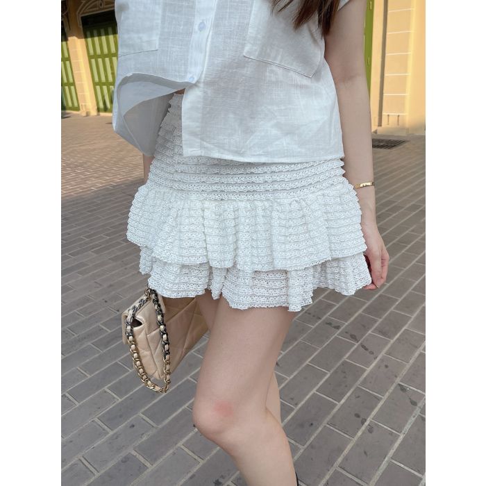 FROSTY LAYER LACE SKIRT