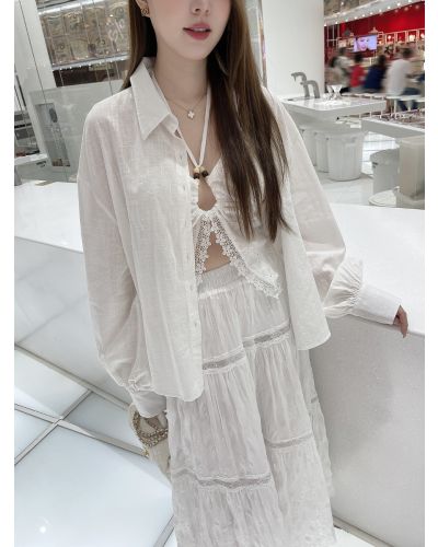 DOLCE LINEN OVERSIZED SHIRT