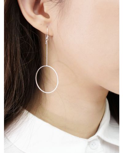 HOOP DROP DANGLE EARRINGS