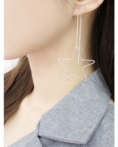 OPENWORK LARGE STAR EARRINGS