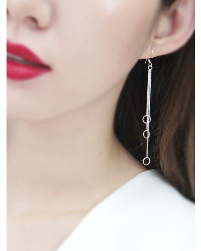 OPENWORK CIRCLE CASCADE EARRINGS