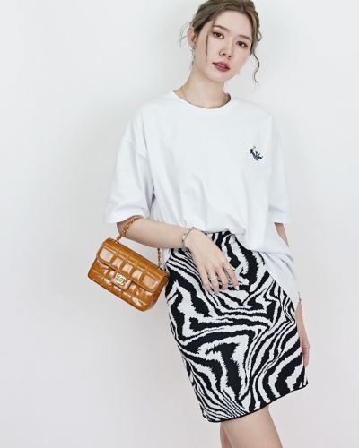 MAKE WAVE COTTON TOP-WHITE