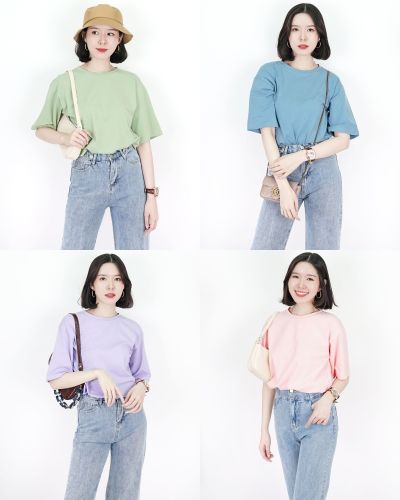 CHLOE BASIC COTTON JERSEY TOP