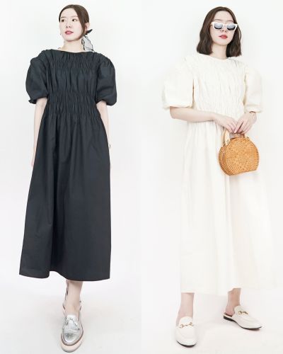 BIBURY COTTON OVERSIZED MAXI DRESS