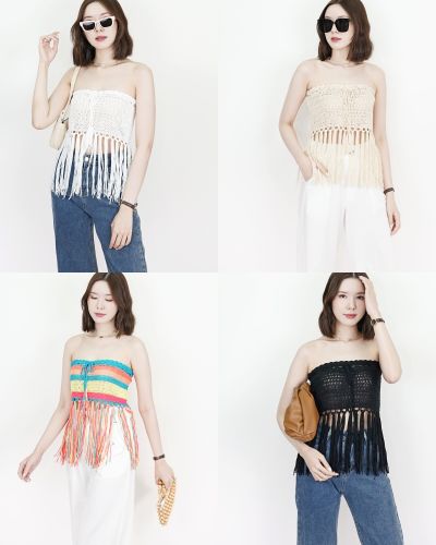 HOOLA KNIT TUBE TOP