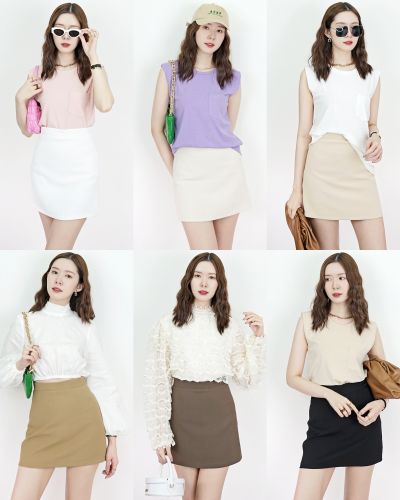 TORY BASIC MINI SKIRT