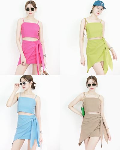 MARGARITA CROP SINGLET & SKIRT SET