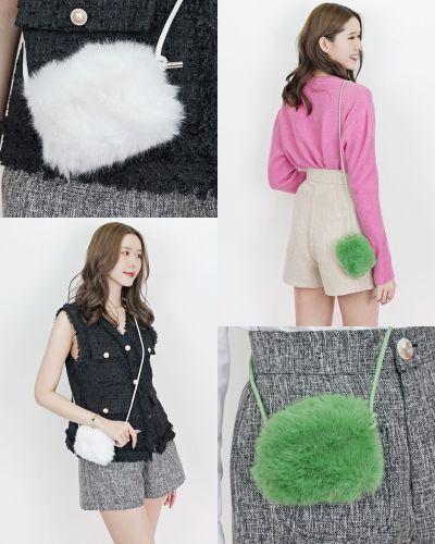 POM POM CROSS BODY BAG