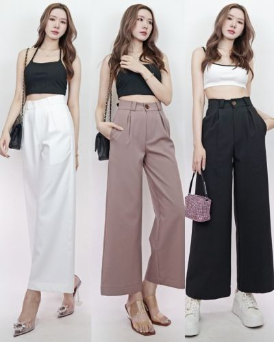 SYMPHONY BASIC STRAIGHT PANTS