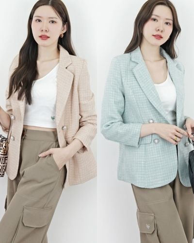 BOURTON PASTEL TWEED BLAZER