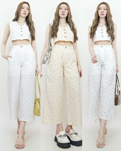 BUTTERCUP SLEEVELESS TOP & PANTS SET