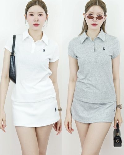 BASIC POLO TOP & SKORTS SET